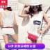 Chia áo tắm nữ mặc bikini ba mảnh phẳng góc bảo thủ giảm béo thể thao Hàn Quốc sexy áo tắm phụ nữ