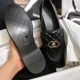 Лоферы, обувь, туфли на платформе для кожаной обуви, в стиле Шанель, 2023 года, из натуральной кожи