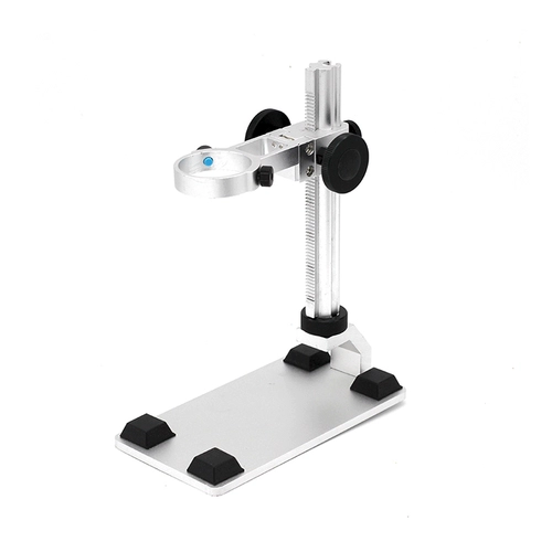 Микроскоп, трубка, лупа, регулируемый металлический кронштейн, алюминиевый сплав, схема