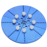 Алюминиевый сплав большой плоский когтя бутик с большим диаметром зажимать деревообработкой картридж деревянный цветок