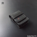 Зажигалка ручной работы, чехол, черная сумка для техники, делается под заказ, из натуральной кожи, простой и элегантный дизайн