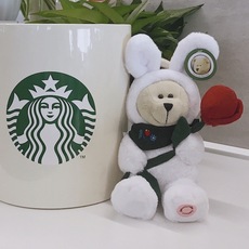 Starbucks starbucks星巴克亚太2020中秋节毛绒玉兔小熊177号全新包快递