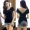 Mùa hè vòng cổ ngắn tay áo thun nữ mỏng bất thường Hàn Quốc phiên bản của kích thước lớn là mỏng chia ngã ba hai tay áo đáy áo măng tô nữ