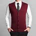 Trung niên và người đàn ông lớn tuổi của mùa xuân và mùa thu không tay áo len cổ chữ V len vest vest vai đan len vest cardigan vest triều Dệt kim Vest