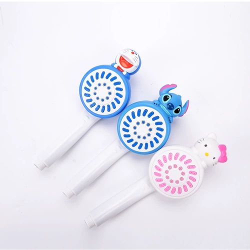 Мультфильм ванная комната для душевой головки душа с лотосной головкой, одиночная голова, простые сопла с наддувом, смеситель для душевой воды