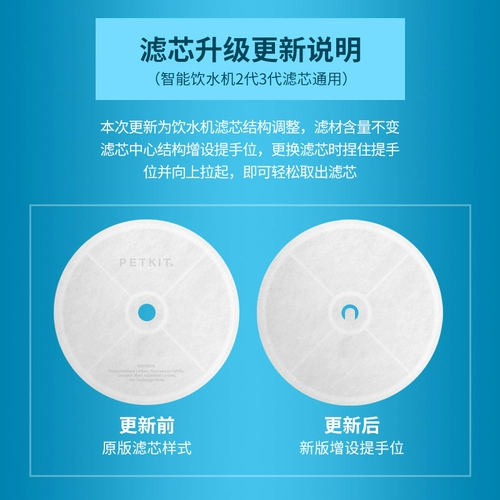 Сиао Пей фильтр питьевой воды Petkit аксессуары соло кормушки Desiccant Cats Smart Three -Generation Filter Element Cotton