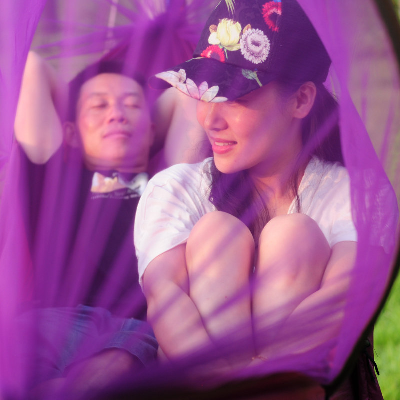 永烁星 全自动速开带蚊帐吊床 淘宝优惠券折后￥59.86包邮（￥79.86-20）多色可选