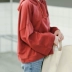 BF gió sinh viên nhỏ tươi áo len trùm đầu nữ dài tay áo 2018 mới của Hàn Quốc phiên bản của lỏng mỏng áo khoác ngắn mùa thu áo khoác có mũ Áo len