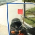 Xe máy kính chắn gió pin ba bánh phổ nhấp nháy xe điện trong suốt phía trước giữ lại cao su dày kính chắn gió Kính chắn gió trước xe gắn máy
