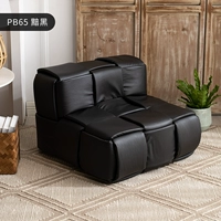 PB65 Темно -черный сотеный диван
