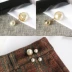 Hàn Quốc giả ngọc trai pin pin khăn choàng cardigan chống ánh sáng áo len cổ áo pin pin nhỏ pin phụ kiện ghim cài áo vest nữ Trâm cài