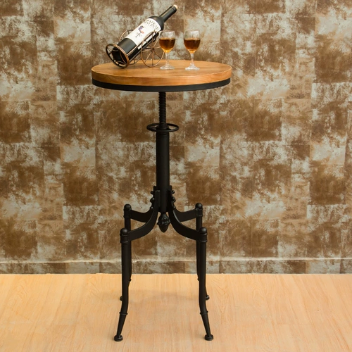 Retro Iron Cafe Bar Table Стул Комбинированность Американский магазин с молочным чаем маленький круглый столик высокий стул высокий стул высокий стул