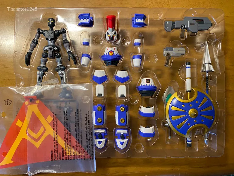 Фигурка Bandai из полимерного сплава LBX Z-режим Ахиллес Ахиллес V скелет