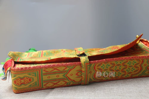 Длинный портфель, защитная коробка для хранения, с вышивкой, 34см