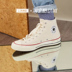 Giày vải Converse Converse 1970s Giày cao gót màu đen và thấp tiêu chuẩn Samsung Giày nam và nữ 162054c giày thể thao lining Plimsolls