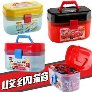 Takara tomy, легкосплавный автомобиль, коробка для хранения, двухэтажная игрушка, транспорт