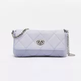 Цепь с ромбовидным узором, сумка, универсальный замок на одно плечо, ремешок для сумки, коллекция 2023