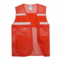 Чистая пряжа отражает жилет апельсин