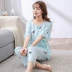 Mùa xuân và mùa hè nữ đồ ngủ cotton nhân tạo cotton ngắn tay quần mỏng phim hoạt hình đồ ngủ hai mảnh phù hợp với dịch vụ nhà phụ nữ pijama lụa ngắn Bộ Pajama