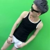 Nhanh tay người đàn ông da đỏ với đoạn ba quần nam mùa hè vài quần short vest tinh thần guy xu hướng xã hội một phù hợp với thủy triều