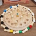 3-6 tuổi mẫu giáo trẻ em của giảng dạy aids trí tuệ bằng gỗ điện người lớn sáu màu bộ nhớ đồ chơi cờ vua cha mẹ và con trò chơi máy tính để bàn Trò chơi cờ vua / máy tính để bàn cho trẻ em