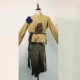 Trang phục cổ xưa Hanfu nhà Tống Biểu diễn nhóm nhân dân và nông dân Bông và vải lanh Thô Jiaofu Trang phục biểu diễn ăn xin