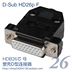 Vỏ nhựa chính xác HJ Huijin Lõi DB15 lõi HDB26 lõi phích cắm loại D Đầu nối nam và nữ mạ vàng D-Sub Cổng DB/D-sub