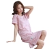 Đặc biệt hàng ngày mùa hè Hàn Quốc nightdress ladies bông ngắn tay áo XL vest đồ ngủ mùa hè không tay dịch vụ nhà