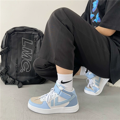 Морская соль, высокая обувь, кроссовки, коллекция 2021, тренд сезона, в корейском стиле