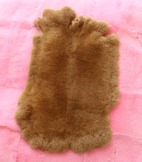 Хлопчатобумажная ткань 獭兔皮整张獭兔毛拖鞋面包包手机壳diy娃衣毛毛饰品中控台车摆件