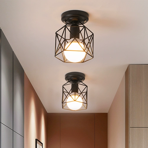 Скандинавская настольная лампа для беседки, современный и минималистичный потолочный светильник для коридора