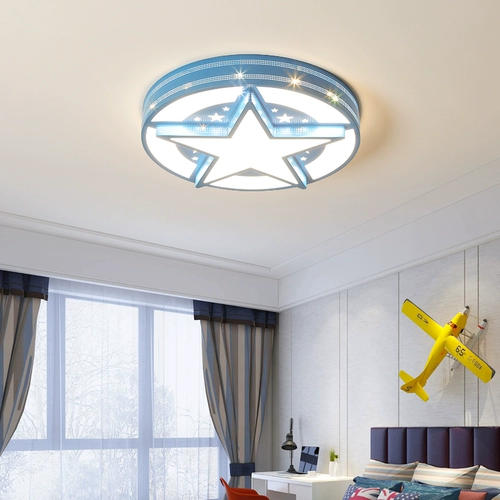 Креативный светодиодный потолочный светильник для мальчиков и девочек для детской комнаты, мультяшный комнатный светильник