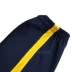 Tùy chỉnh mùa hè siêu mỏng đồng phục học sinh bông quần bó sát màu xanh đậm quần dài với màu vàng rộng vành thẳng kích thước lớn sinh viên