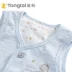Tong Tai 2018 cotton bé quần áo bé vest 3-18 tháng chàng trai và cô gái ra khỏi con vest vest