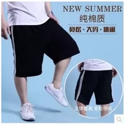 Trung niên và béo cộng với quần short XL chất béo quần thể thao nam mỏng cotton rộng mỡ thừa quần lớn