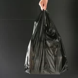 Мусорный мешок для домашнего использования, большая майка топ, одноразовая пластиковая льняная сумка, увеличенная толщина