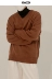 DAZO retro cổ điển may vá áo len nam rộng rãi phù hợp với tất cả các phù hợp với phong cách Hồng Kông Áo len cổ chữ V theo xu hướng Hàn Quốc