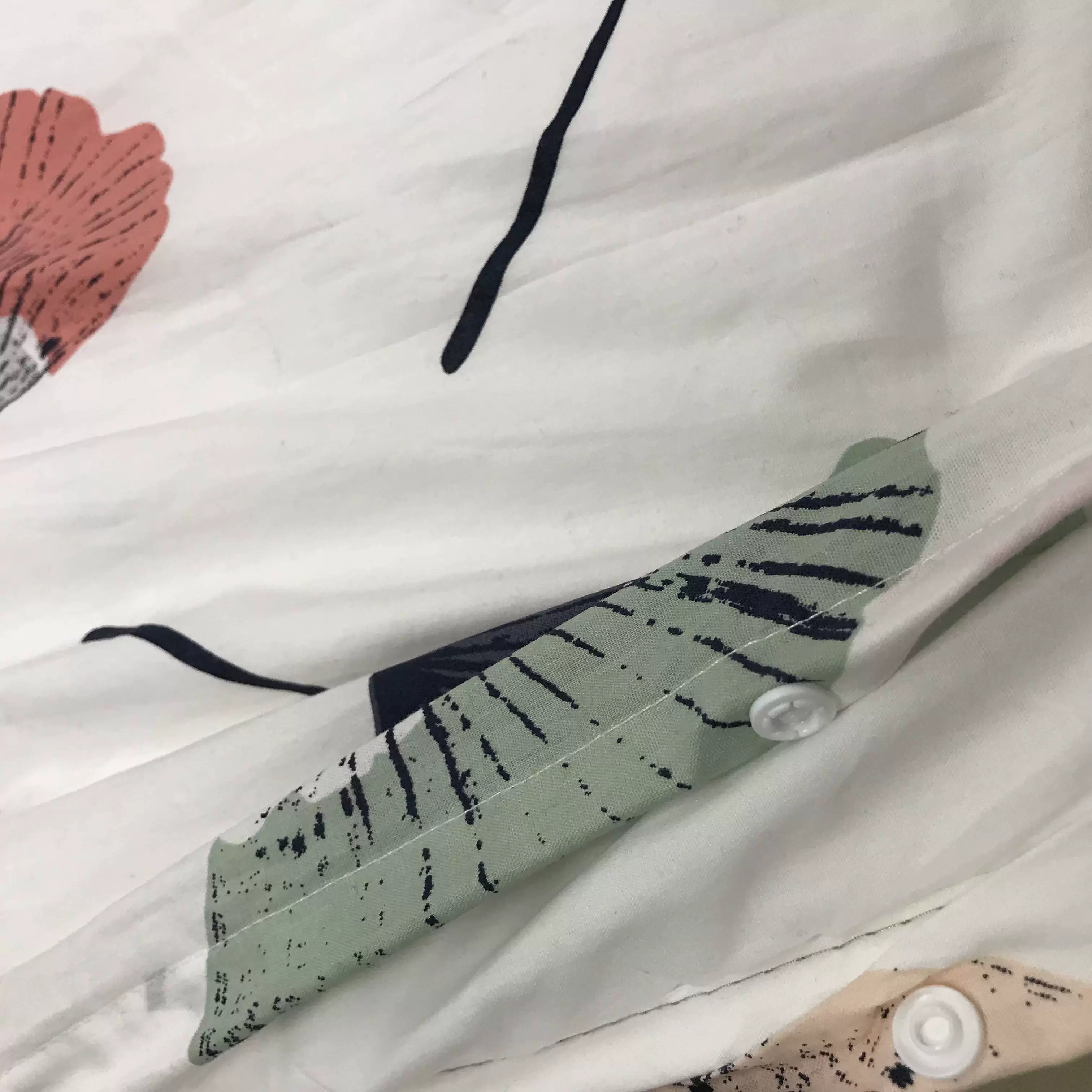 IKEA IKEA Tssea Pure Cotton Cotton Cotton Leaf Quilt and Pillow Case (No Sheets) Domestic Purchasing