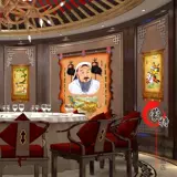 Внутренняя Монголия нарисована Джингисхан национальные характерные ремесленники