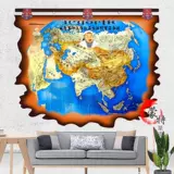 Внутренняя Монголия нарисована Джингисхан национальные характерные ремесленники