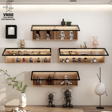 шкаф для ванной 11年老店 超20种颜色北欧风壁挂手办展示柜小型墙壁吊柜家用陈列