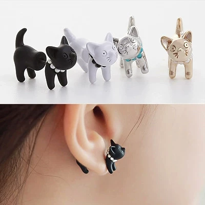 Импорт из Кореи дизайн двухсторонних серег, корейский стиль