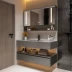 Tủ gương phòng tắm kết hợp tủ đựng đồ nhà tắm hiện đại tu guong lavabo 
