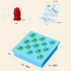Китайские шашки 青蛙跳棋连连跳40关亲子儿童益智桌面游戏逻辑思维训练玩具礼物