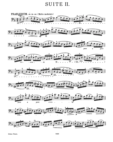 Classical Bach Bach Cello без сопровождения Песня BWV1007-1012 Оценка/подарок