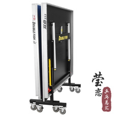 Стол для пинг-понга 【莹恋】双鱼乒乓球桌球台233标准203室内家用可折叠移动兵乓球桌