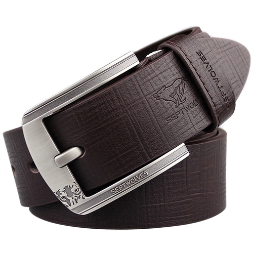 Septwolves, ремень, кожаная пряжка для отдыха, штаны, из натуральной кожи, в корейском стиле