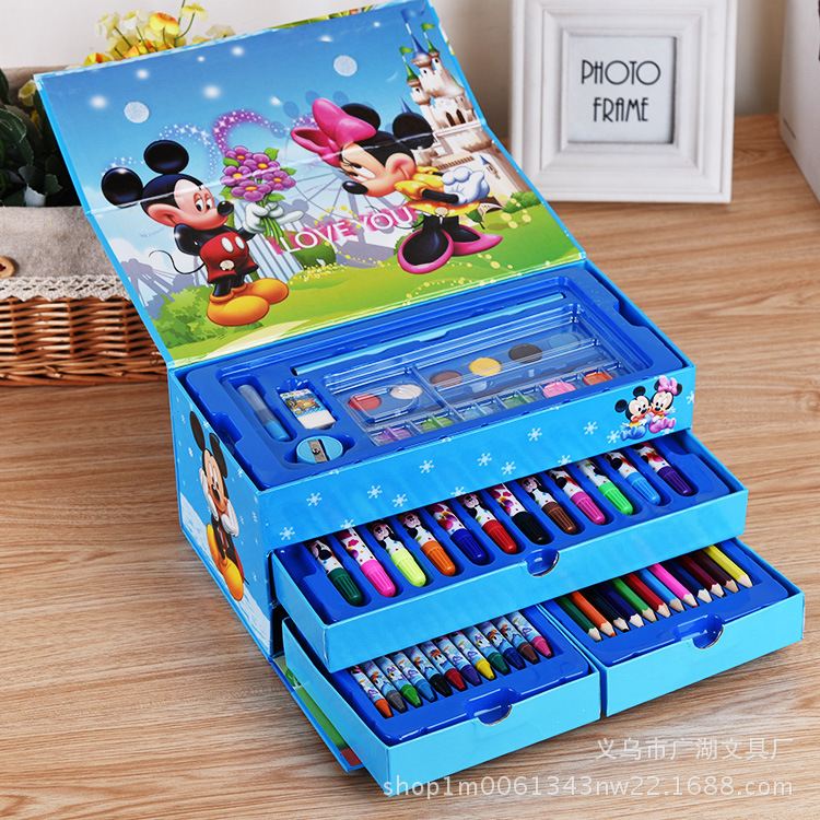 Mickeysix one children gift children paint brush suit kindergarten Watercolor pen painting Art supplies men and women a birthday present