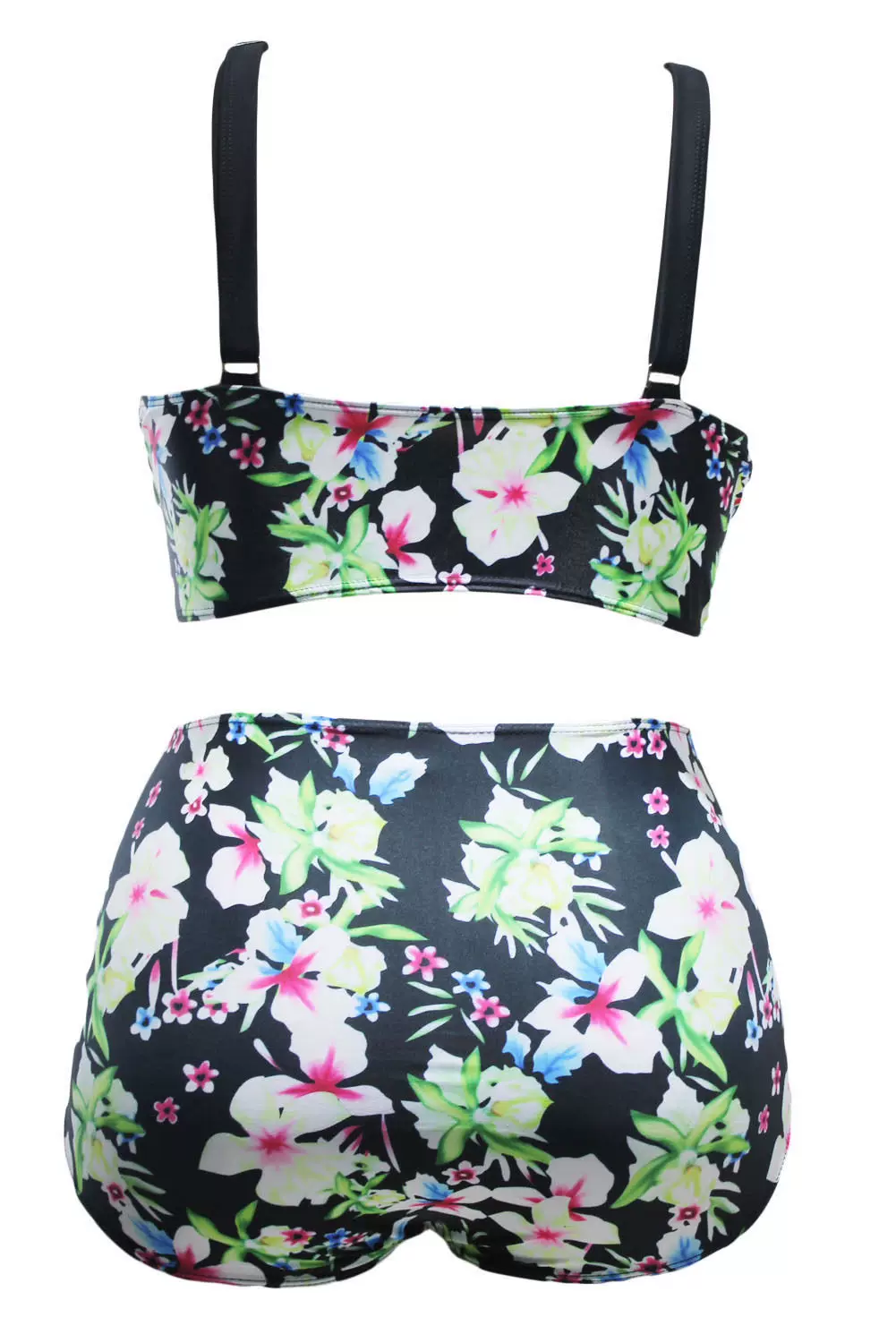 [Push Up Padded Plus Size Foral Bikini Set swimsuit Bathing]