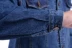 Mùa xuân và mùa thu denim jacket top trung niên của nam giới thường áo khoác trung niên ve áo dài tay dụng cụ đầu máy phù hợp với áo khoác jean Áo khoác
